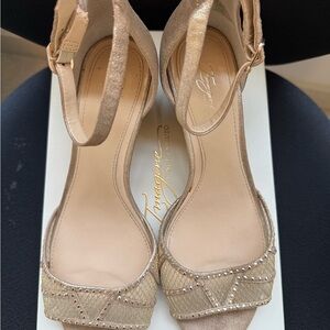 Vince Camuto Women's Gold Heeled Sandals